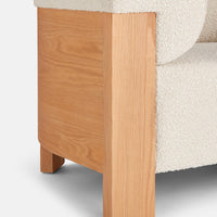 ELDON ARMCHAIR | OAK BOUCLE NATURAL