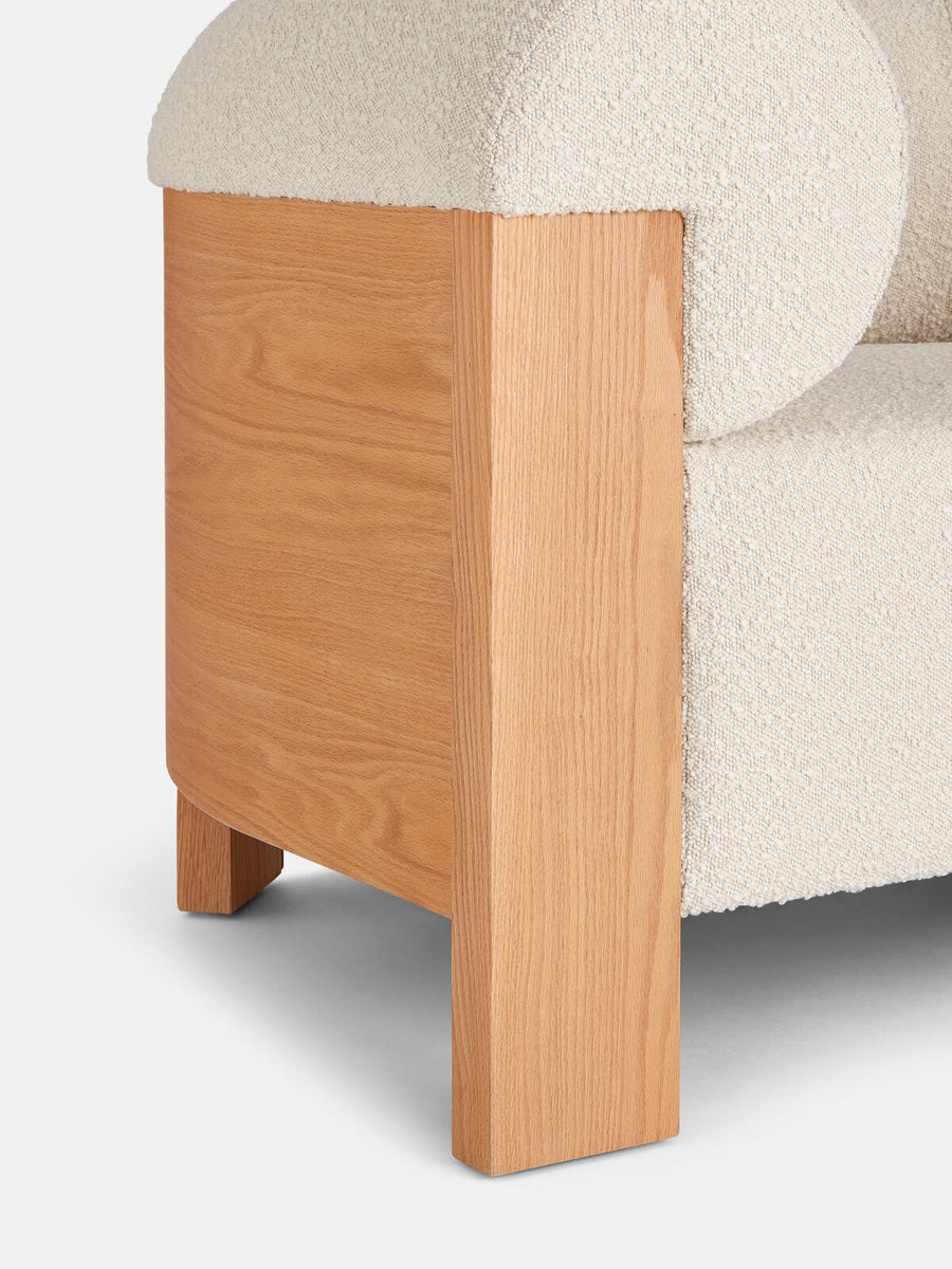 ELDON ARMCHAIR | OAK BOUCLE NATURAL