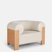 ELDON ARMCHAIR | OAK BOUCLE NATURAL