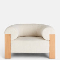 ELDON ARMCHAIR | OAK BOUCLE NATURAL