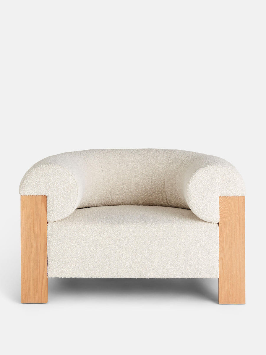 ELDON ARMCHAIR | OAK BOUCLE NATURAL