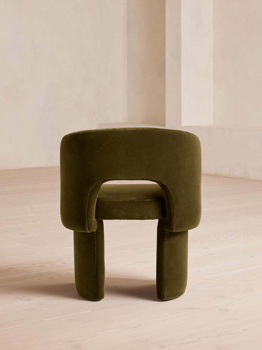 MORRELL CHAIR | OLIVE VELVET