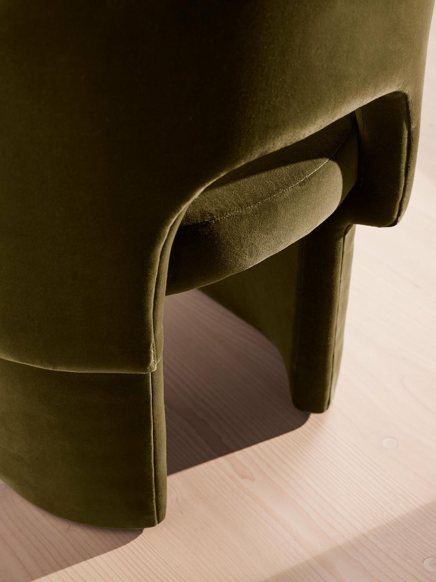 MORRELL CHAIR | OLIVE VELVET