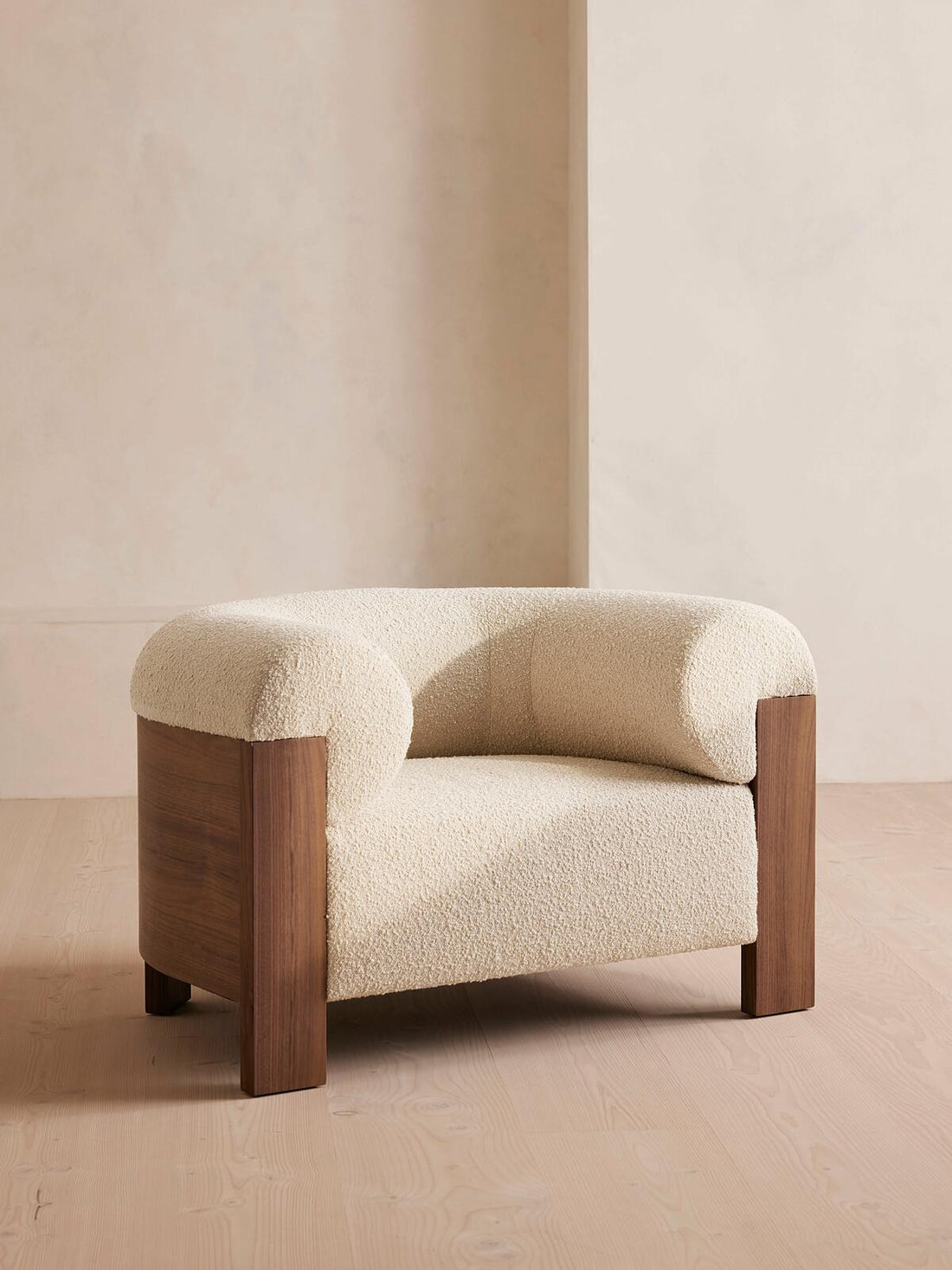 ELDON ARMCHAIR | WALNUT BOUCLE NATURAL