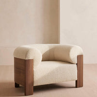 ELDON ARMCHAIR | WALNUT BOUCLE NATURAL