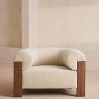 ELDON ARMCHAIR | WALNUT BOUCLE NATURAL