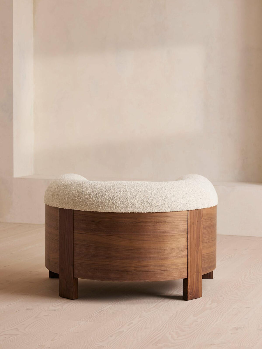 ELDON ARMCHAIR | WALNUT BOUCLE NATURAL