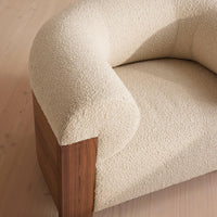 ELDON ARMCHAIR | WALNUT BOUCLE NATURAL