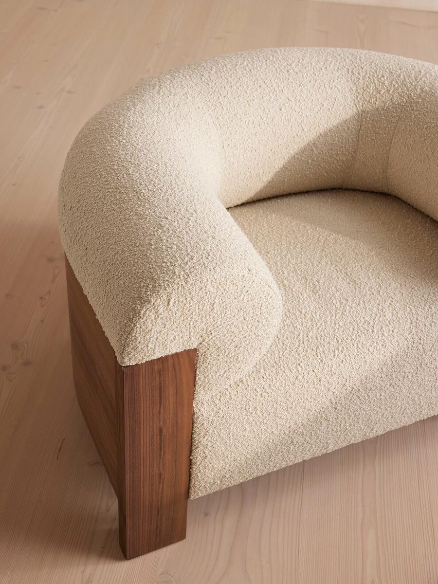 ELDON ARMCHAIR | WALNUT BOUCLE NATURAL