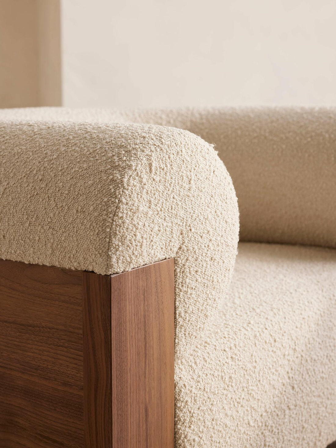 ELDON ARMCHAIR | WALNUT BOUCLE NATURAL