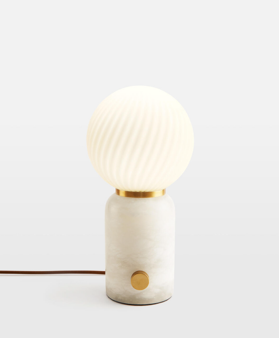 Soho Home Alabaster Swirl Table Lamp