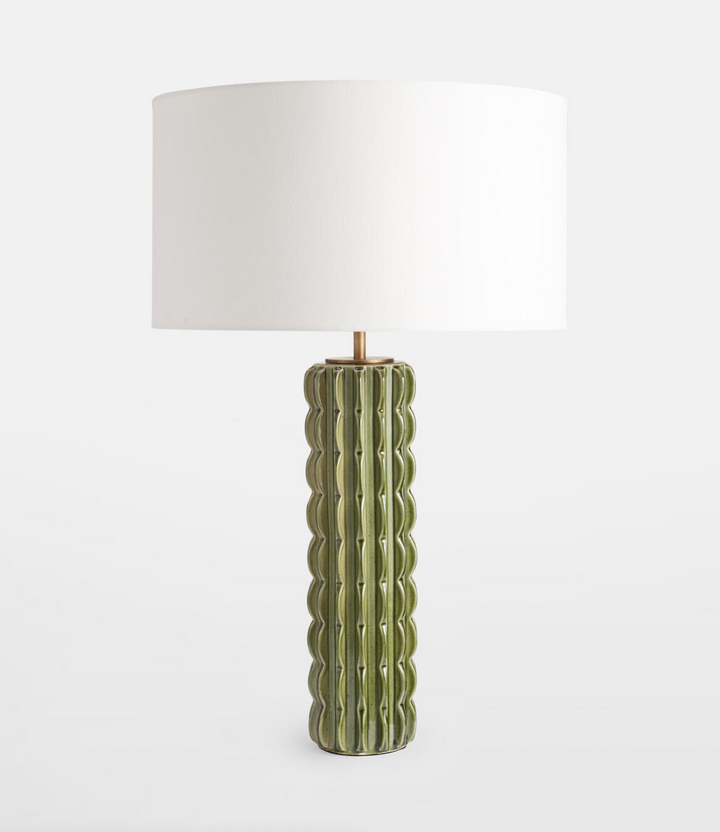 Soho Home Finn Table Lamp Green