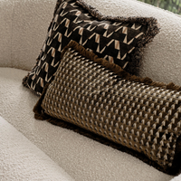 CHARIS OBLONG CUSHION | OCHRE