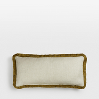 CHARIS OBLONG CUSHION | OCHRE