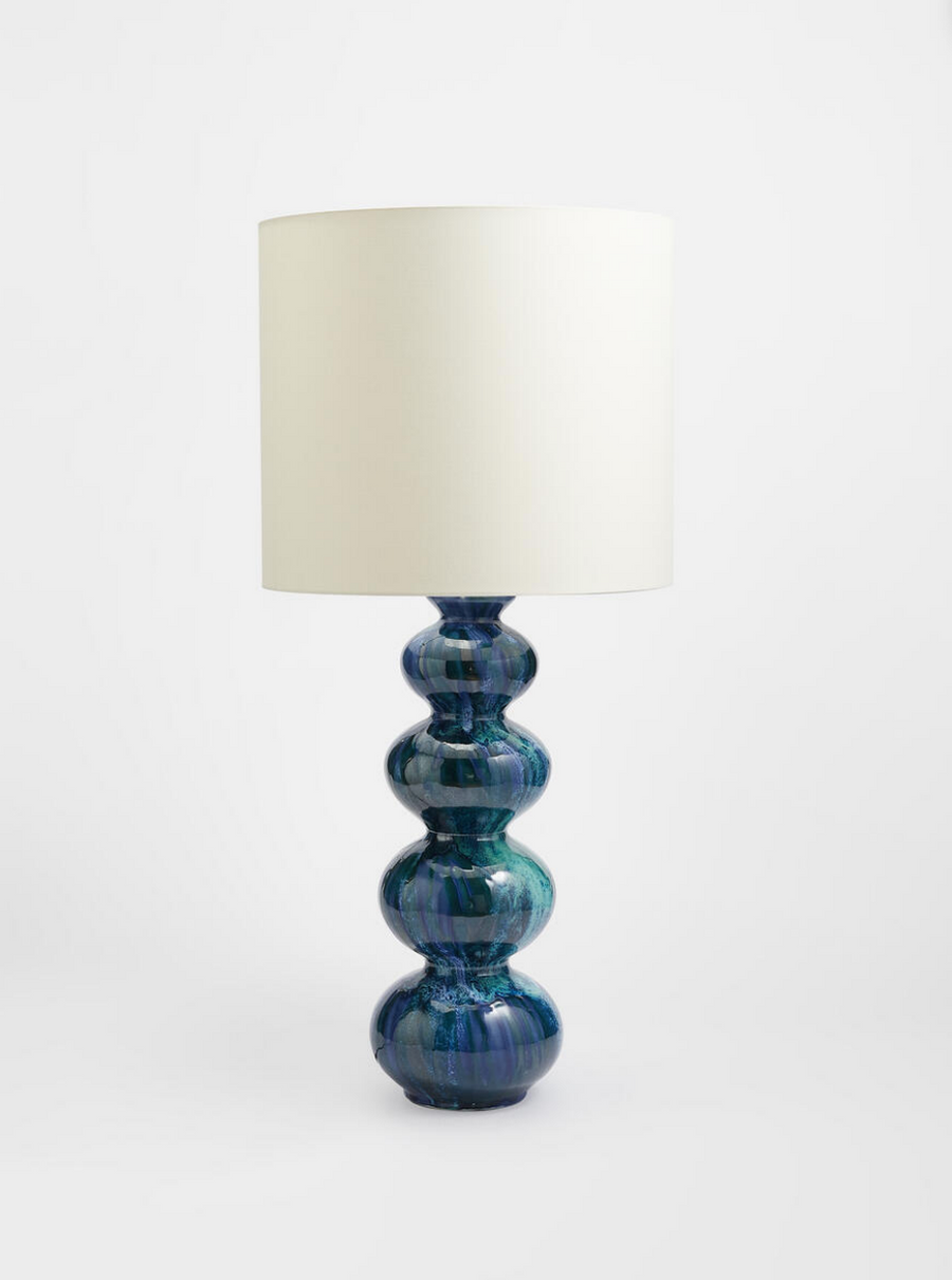Soho Home Frome Table Lamp Azure