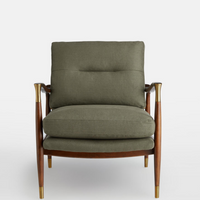 THEODORE ARMCHAIR | KHAKI LINEN