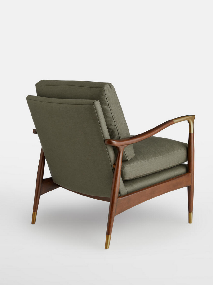 THEODORE ARMCHAIR | KHAKI LINEN